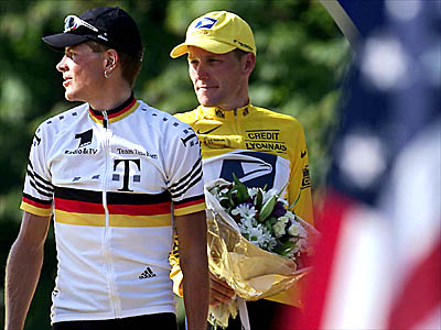On the medal stand