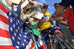 Signing autographs